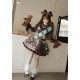 Alice Girl Bear Chocolate Long Sleeve Blouse(1st Pre-Order/3 Colours/Full Payment Without Shipping)
